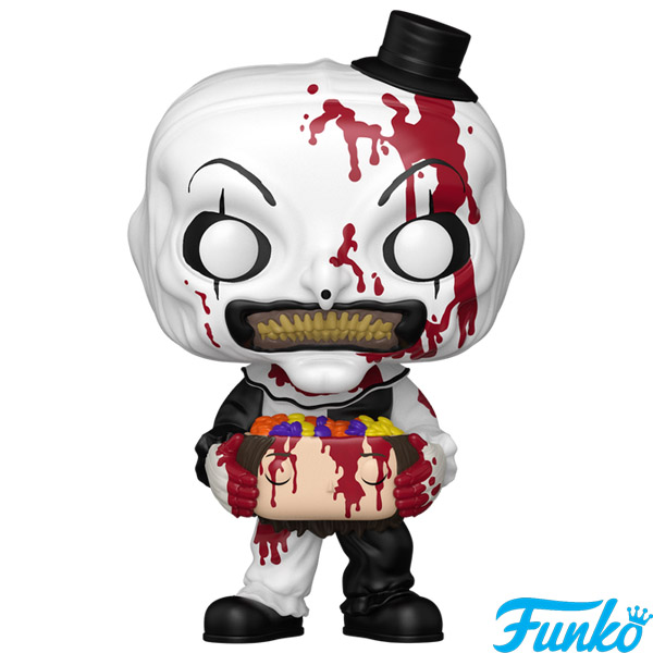 Funko POP #1796 Terrifier 2 Art the Clown with Candy Filled Head Figure
